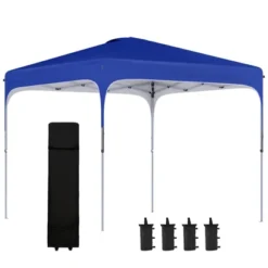 Outsunny 8' X 8' Pop Up Canopy, Foldable Gazebo Tent With Carry Bag With Wheels And 4 Leg Weight Bags For Outdoor Garden Patio Party 14 Outsunny 8' X 8' Pop Up Canopy, Foldable Gazebo Tent With Carry Bag With Wheels And 4 Leg Weight Bags For Outdoor Garden Patio Party -Sunnydaze Decor Store GUEST 24bfc321 cd78 40e2 a8fa 321795644427
