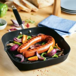 Anolon Advanced Home 11" Deep Square Grill Pan With Pour Spouts Onyx -Sunnydaze Decor Store GUEST 26870df1 61f9 4c21 aac8 7452704dda6a