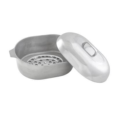 IMUSA 15" Cajun Classic Oval Aluminum Roaster 1 IMUSA 15" Cajun Classic Oval Aluminum Roaster