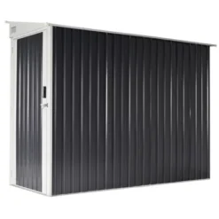 Outsunny Garden Metal Storage Shed, Outdoor Lean To Tool House With Lockable Door, 2 Air Vents & Steel Construction For Backyard, Patio, Lawn, Garage -Sunnydaze Decor Store GUEST 275214b8 4bc4 4a0d 877f 06a680aec460