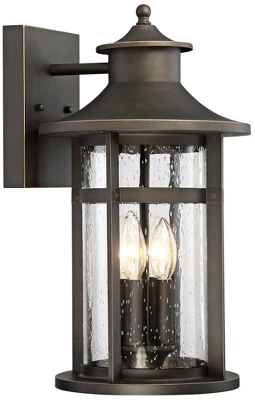 Minka Lavery Modern Outdoor Wall Light Fixture Oil Rubbed Bronze 17 3/4" Seeded Glass For Post Exterior Barn Deck Porch Yard Patio 1 Minka Lavery Modern Outdoor Wall Light Fixture Oil Rubbed Bronze 17 3/4" Seeded Glass For Post Exterior Barn Deck Porch Yard Patio