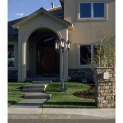 John Timberland Mediterranean Outdoor Post Light Street Lantern 3 Light Veranda Bronze 100" Clear Hammered Glass For Exterior Yard 9 John Timberland Mediterranean Outdoor Post Light Street Lantern 3 Light Veranda Bronze 100" Clear Hammered Glass For Exterior Yard -Sunnydaze Decor Store GUEST 284e5e43 200a 4c18 a18c 8331e74805d7