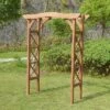 7' Canadian Hemlock Weatherproof Arbor - Natural - Merry Products