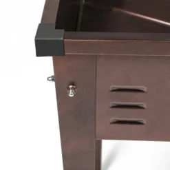 LuxenHome 50" W Brown Metal Rectangular Raised Garden Planter -Sunnydaze Decor Store GUEST 2b65447a 1f9b 4e49 9ff4 c123155b6909