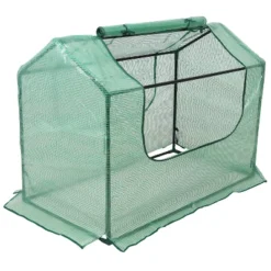 Sunnydaze Decor Sunnydaze Mini Greenhouse With 2 Zippered Side Doors - Green 17 Sunnydaze Decor Sunnydaze Mini Greenhouse With 2 Zippered Side Doors - Green -Sunnydaze Decor Store GUEST 2d92e3a9 38c0 4fde 8c38 e3027495e545