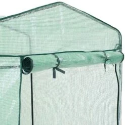 Sunnydaze Decor Sunnydaze Outdoor Portable Growing Rack Petite Deluxe Mini Walk-In Greenhouse With Roll-Up Door - 1 Shelf - Green -Sunnydaze Decor Store GUEST 2e450bb6 ffe6 4fca 9ef5 493c3f226c53