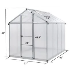 AOODOR Walk-in Greenhouse Polycarbonate Panel Hobby GreenhousesGarden 15 AOODOR Walk-in Greenhouse Polycarbonate Panel Hobby GreenhousesGarden -Sunnydaze Decor Store GUEST 2e833417 ba26 439f 9735 64e8d651ad0c