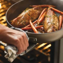 Anolon Advanced Home 14.5" Open Fry Pan With Helper Handles Bronze -Sunnydaze Decor Store GUEST 2e98ac5d c2f9 45fd b127 92dc201fc6c0 1