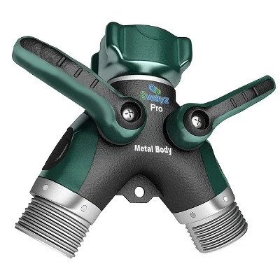 2wayz Garden Hose Connector With Shut Off Valve 3 2wayz Garden Hose Connector With Shut Off Valve - Image 3