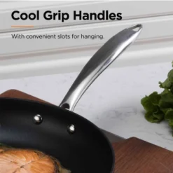 OTHELLO Hard Anodized Frying Pans Nonstick Set -Sunnydaze Decor Store GUEST 30706463 8f26 45e8 8bcb 3e1a4e7090d0