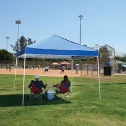 Z-Shade 10 X 10 Foot Everest Instant Outdoor Canopy Camping Patio Shelter, Blue, & Z-Shade 10 Ft Angled Leg Canopy Tent Taffeta Attachment, Blue 7 Z-Shade 10 X 10 Foot Everest Instant Outdoor Canopy Camping Patio Shelter, Blue, & Z-Shade 10 Ft Angled Leg Canopy Tent Taffeta Attachment, Blue -Sunnydaze Decor Store GUEST 3070b0d2 a650 459a 8058 7f68fc3c5c73
