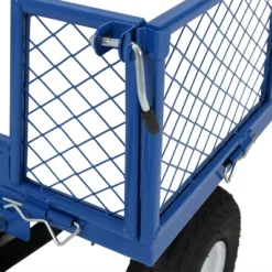 Sunnydaze Decor Sunnydaze Outdoor Lawn And Garden Heavy-Duty Durable Steel Mesh Utility Dump Wagon Cart With Removable Sides -Sunnydaze Decor Store GUEST 3098fb1e 0c3b 4558 aca3 fb0bf4133659