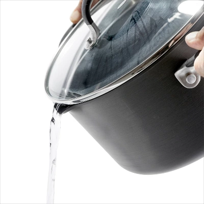 OXO 6qt Non-Stick Stock Pot Black 2 OXO 6qt Non-Stick Stock Pot Black - Image 2