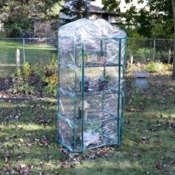 Sunnydaze Decor Sunnydaze Outdoor Portable Growing Rack 4-Tier Greenhouse With Roll-Up Door - 4 Shelves - Clear 15 Sunnydaze Decor Sunnydaze Outdoor Portable Growing Rack 4-Tier Greenhouse With Roll-Up Door - 4 Shelves - Clear -Sunnydaze Decor Store GUEST 330f486c 0c01 4661 9e9e c23124157402