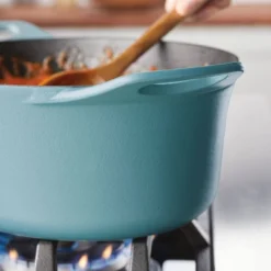 Rachael Ray Premium RUST-RESISTANT Cast Iron Dutch Oven 6.5qt Agave Blue 17 Rachael Ray Premium RUST-RESISTANT Cast Iron Dutch Oven 6.5qt Agave Blue -Sunnydaze Decor Store GUEST 336a1a8b 2f3d 4249 a859 2cfc4b0a8ac5