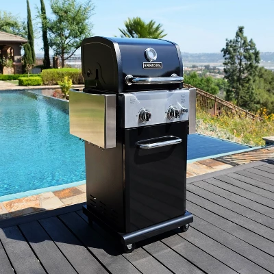 Permasteel 2-Burner Gas Grill With Foldable Side Tables 4 Permasteel 2-Burner Gas Grill With Foldable Side Tables - Image 4