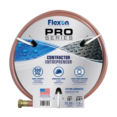 Flexon 3/4" Heavy Duty Contractor Garden Hoses 2 Flexon 3/4" Heavy Duty Contractor Garden Hoses - Image 2
