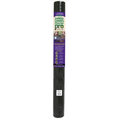 DeWitt Weed Barrier Pro 3-Ounce Commercial And Home Garden Landscape Weed Block Barrier Heavy-Duty Non-Woven Ground Cover Fabric, Black 7 DeWitt Weed Barrier Pro 3-Ounce Commercial And Home Garden Landscape Weed Block Barrier Heavy-Duty Non-Woven Ground Cover Fabric, Black - Image 7