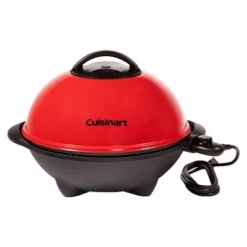 Cuisinart CEG-115 Portable Electric Grill, Red -Sunnydaze Decor Store GUEST 34643dff c556 44e1 bf8b 371ee67bd0e2