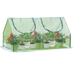 Aoodor 6' X 3 ' X 3' Portable Mini Greenhouse PE Cover 2 Zipper Door 13 Aoodor 6' X 3 ' X 3' Portable Mini Greenhouse PE Cover 2 Zipper Door -Sunnydaze Decor Store GUEST 34fea4de ba52 4d69 9065 02fa78bf75d2