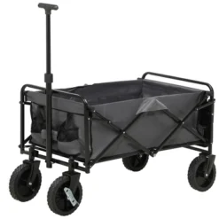 Outsunny Collapsible Wagon, Graden Carts With Wheels, Adjustable Handle, Folding Table And Cup Holders, Dark Gray 7 Outsunny Collapsible Wagon, Graden Carts With Wheels, Adjustable Handle, Folding Table And Cup Holders, Dark Gray -Sunnydaze Decor Store GUEST 3538daae 529d 4ca8 a508 34b0d89729b0