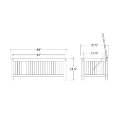 Sherwood Teak Storage - Light Brown - Cambridge Casual -Sunnydaze Decor Store GUEST 35bb5c91 1235 4162 82c9 25dc91906c02