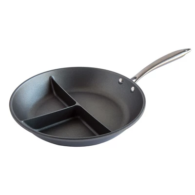 Nordic Ware 3-N-1 Divided Saute Pan 1 Nordic Ware 3-N-1 Divided Saute Pan