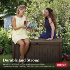 Keter Borneo 110-Gallon Multipurpose Resin Deck Storage Bin Organizing Rattan Wicker Container 8 Keter Borneo 110-Gallon Multipurpose Resin Deck Storage Bin Organizing Rattan Wicker Container -Sunnydaze Decor Store GUEST 37da7e23 fb45 4a69 ba20 9267bc3d49a8