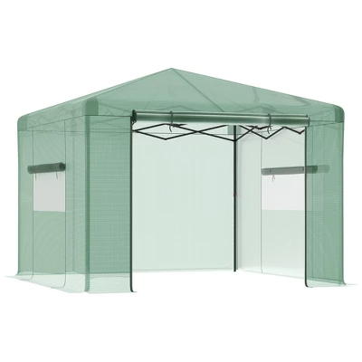 OutsunnyPortable Pop-up Walk-in Greenhouse With Roll-up Door 9 OutsunnyPortable Pop-up Walk-in Greenhouse With Roll-up Door - Image 9