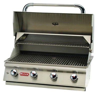 Bull Lonestar 4 Burner 30'' Stainless Steel Gas Bbq Grill Head, Liquid Propane 1 Bull Lonestar 4 Burner 30'' Stainless Steel Gas Bbq Grill Head, Liquid Propane