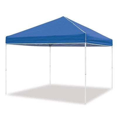 Z-Shade 10 X 10 Foot Everest Instant Outdoor Canopy Camping Patio Shelter, Blue & Durable Plastic Circular 5 Pound Canopy Tent Leg Weights, Set Of 4 1 Z-Shade 10 X 10 Foot Everest Instant Outdoor Canopy Camping Patio Shelter, Blue & Durable Plastic Circular 5 Pound Canopy Tent Leg Weights, Set Of 4