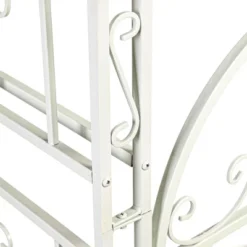 Evergreen Montebello Iron Garden Arbor, White- 53 X 84 X 23 Inches Fade And Weather Resistant Outdoor Decor 15 Evergreen Montebello Iron Garden Arbor, White- 53 X 84 X 23 Inches Fade And Weather Resistant Outdoor Decor -Sunnydaze Decor Store GUEST 3ae12014 1800 46f0 8d8d f0ecb0409919