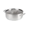 Winco SSLB-15, 15-Quart Stainless Steel Brazier Pan With Cover