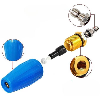 EDOU DIRECT 5,000 PSI Rotating Jet Nozzle For Pressure Washer - 1/4" Quick Connect 2 EDOU DIRECT 5,000 PSI Rotating Jet Nozzle For Pressure Washer - 1/4" Quick Connect - Image 2