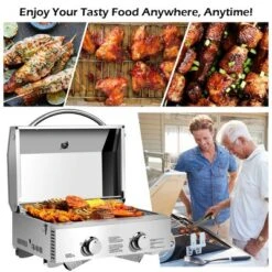 Costway 2 Burner Portable BBQ Table Top Propane Gas Grill Stainless Steel 12 Costway 2 Burner Portable BBQ Table Top Propane Gas Grill Stainless Steel -Sunnydaze Decor Store GUEST 3b330895 16ab 46d4 ab98 23c59a0cc037