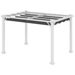 Outsunny 13' X 10' Wood Pergola Gazebo, Sun Shade Shelter With Retractable Canopy, For Garden, Patio, Backyard, Deck 8 Outsunny 13' X 10' Wood Pergola Gazebo, Sun Shade Shelter With Retractable Canopy, For Garden, Patio, Backyard, Deck -Sunnydaze Decor Store GUEST 3bf0c60d 16af 46dc bf7a c03977174475