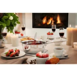 Demeyere Industry 5-Ply 3.5-qt Stainless Steel Essential Pan -Sunnydaze Decor Store GUEST 3faed6a5 51e5 4920 8c6e 6b1eb0aa29f9