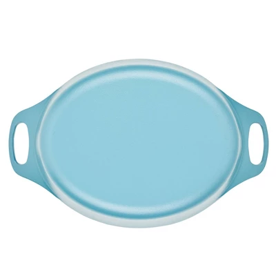 Rachael Ray Premium RUST-RESISTANT Cast Iron Dutch Oven 6.5qt Agave Blue 12 Rachael Ray Premium RUST-RESISTANT Cast Iron Dutch Oven 6.5qt Agave Blue - Image 12