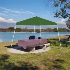 Z Shade 10x10 Foot Angled Leg Instant Shade Canopy Tent Portable Shelter, Green & Durable Plastic 5 Pound Canopy Tent Leg Weight Plates, Set Of 4 6 Z Shade 10x10 Foot Angled Leg Instant Shade Canopy Tent Portable Shelter, Green & Durable Plastic 5 Pound Canopy Tent Leg Weight Plates, Set Of 4 -Sunnydaze Decor Store GUEST 42f3a460 b31c 4e1b be0a 1acf311eb6fd