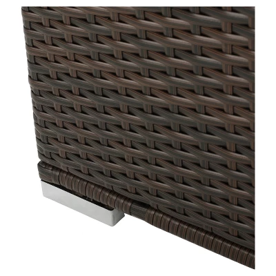Santa Rosa Wicker Storage Box - Multibrown - Christopher Knight Home 2 Santa Rosa Wicker Storage Box - Multibrown - Christopher Knight Home - Image 2