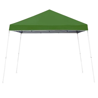 Z Shade 10x10 Foot Angled Leg Instant Shade Canopy Tent Portable Shelter, Green & Durable Plastic 5 Pound Canopy Tent Leg Weight Plates, Set Of 4 1 Z Shade 10x10 Foot Angled Leg Instant Shade Canopy Tent Portable Shelter, Green & Durable Plastic 5 Pound Canopy Tent Leg Weight Plates, Set Of 4