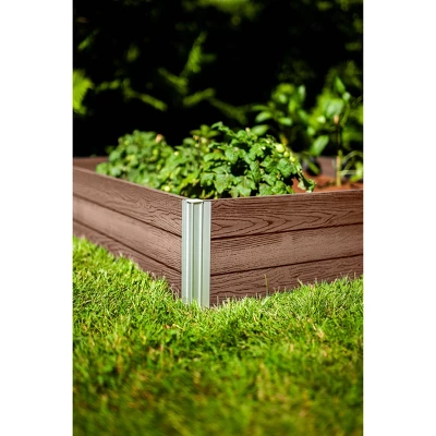 Vita 48"x48" Urbana Square Garden Bed Espresso 1 Vita 48"x48" Urbana Square Garden Bed Espresso