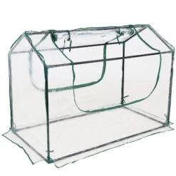 Sunnydaze Decor Sunnydaze Mini Greenhouse With 2 Zippered Side Doors - Clear 16 Sunnydaze Decor Sunnydaze Mini Greenhouse With 2 Zippered Side Doors - Clear -Sunnydaze Decor Store GUEST 466a359f f8d9 41e6 bfef 2966784357e6