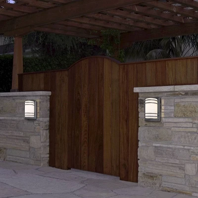 John Timberland Habitat Modern Outdoor Wall Light Fixture Rubbed Bronze 11" Opal Glass Shade For Post Exterior Barn Deck House Porch Yard Posts Patio 6 John Timberland Habitat Modern Outdoor Wall Light Fixture Rubbed Bronze 11" Opal Glass Shade For Post Exterior Barn Deck House Porch Yard Posts Patio - Image 6