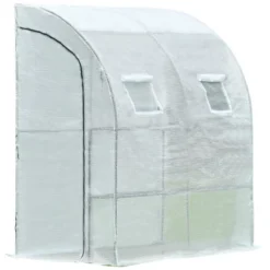 Aoodor 6.7ft. X 3.3ft. X 7.2ft. Outdoor Walk-in Greenhouse Lean To Portable Wall Two Doors 14 Aoodor 6.7ft. X 3.3ft. X 7.2ft. Outdoor Walk-in Greenhouse Lean To Portable Wall Two Doors -Sunnydaze Decor Store GUEST 4872b5da f4d0 4840 934d 6027b6c00f5b