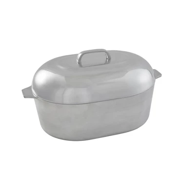 IMUSA 15" Cajun Classic Oval Aluminum Roaster 4 IMUSA 15" Cajun Classic Oval Aluminum Roaster - Image 4