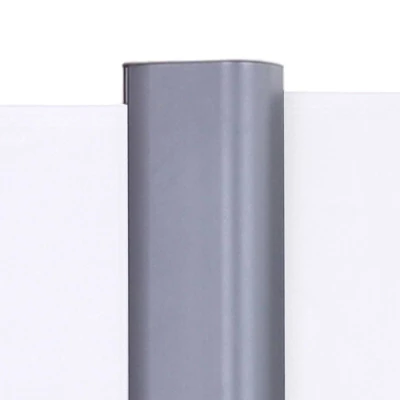 236" X 63" Retractable Outdoor Patio Balcony Deck Side Awning White - Captiva Designs 3 236" X 63" Retractable Outdoor Patio Balcony Deck Side Awning White - Captiva Designs - Image 3