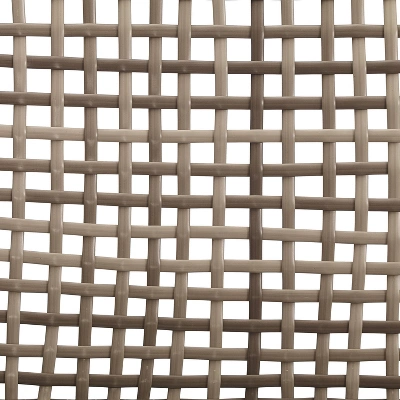 Ridley Outdoor Wicker & Metal Pool Storage Caddy - Gray - Crosley 3 Ridley Outdoor Wicker & Metal Pool Storage Caddy - Gray - Crosley - Image 3