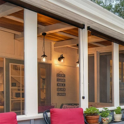 9.5" Metal/Glass Outdoor Pendant Light Black - LNC 9 9.5" Metal/Glass Outdoor Pendant Light Black - LNC - Image 9