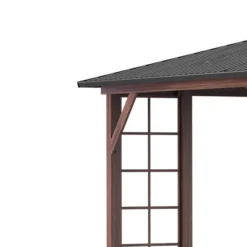 Outsunny 10' X 12' Hardtop Gazebo, Metal Roof Gazebo Canopy With Wood Grain Metal Frame For Garden, Patio, Backyard, Deck, Porch 9 Outsunny 10' X 12' Hardtop Gazebo, Metal Roof Gazebo Canopy With Wood Grain Metal Frame For Garden, Patio, Backyard, Deck, Porch -Sunnydaze Decor Store GUEST 4c7010fd 1b45 4d17 8718 7b98b2cd9799